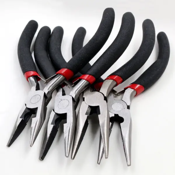 kf-H0131e68aa0864d94b76b460cd386bf33o-1-Piece-Stainless-Steel-Needle-Nose-Pliers-Jewelry-Making-Hand-Tool-Black-12-5cm.webp Stainless Steel Needle Nose Pliers Hand Tool Black 12.5cm