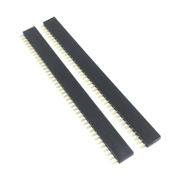 kf-HTB1nC8kcHorBKNjSZFjq6A_SpXa9-1X40-PIN-Single-Row-Straight-FEMALE-PIN-HEADER-2-54MM-PITCH-Strip-Connector-Socket-140-40p.webp 1X40 PIN Single Row Straight FEMALE PIN HEADER 2.54MM PITCH Strip Connector Socket 140 40p 40PIN 40 PIN FOR PCB arduino