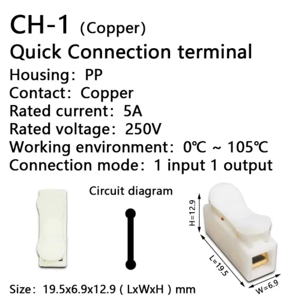 kf-S0eeccf38d12e46fca0453a489317b01b2-CH1-CH2-CH3-CH4-Quick-Splice-Lock-Wire-Connectors-1-2-3-4Pins-Copper-Electrical-Cable.webp CH1 CH2 CH3 CH4 Quick Splice Lock Wire Connectors 1/2/3/4Pins Copper Electrical Cable Terminals For Easy Safe Splicing Into Wire