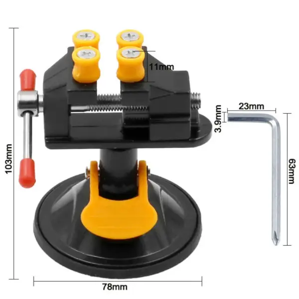 kf-S35ec4799b69c4b67ac59c9166a134027J-360-Rotatable-Mini-Table-Bench-Vise-Adjustable-Jaw-Fixed-Electric-Small-Grinder-Rotary-Suction-Cup-Fixed.webp 360 ° Rotatable Mini Table Bench Vise Adjustable Jaw Fixed Electric Small Grinder Rotary Suction Cup Fixed Frame Hand Tools