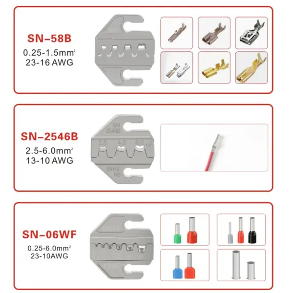 kf-S511b8e2e44544594baded64208e6c6dfv-Crimping-Tool-Pliers-Crimp-Jaw-Set-4mm-Slot-Jaws-SN-48BS-58B-02C-2546B-2549-06.webp Crimping Tool Pliers Crimp Jaw Set,4mm Slot Jaws/2546B/2549 used for Crimping Terminals
