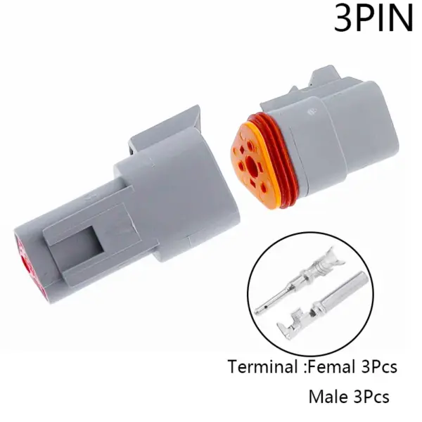 kf-S56db0518408642b7a415fae0d77cccdaR-1-Set-Deutsch-DT-2-3-4-6-8-12-Pin-Auto-Waterproof-Connector-Automotive-Sealed.webp DT 2 3 4 6 8 12 Pin Auto Waterproof Connector Automotive Sealed Electric Male And Female Plug DT06-2S DT04-2P