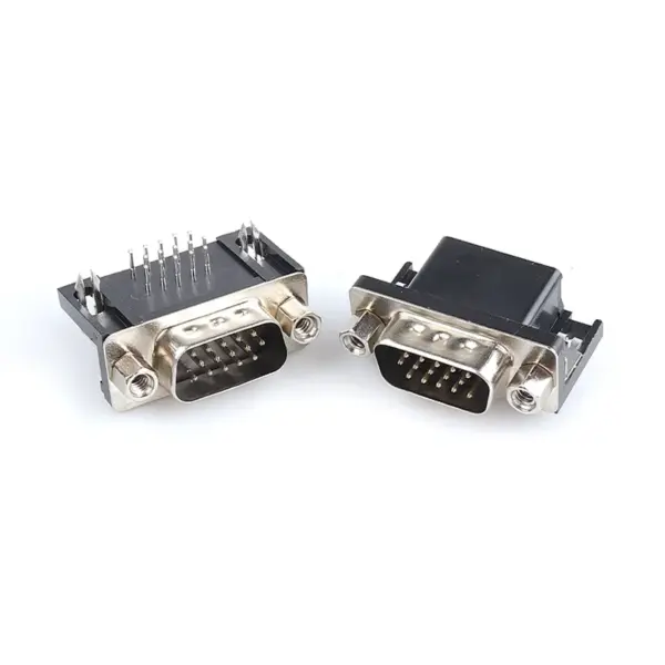kf-S5e58b99b8fb84d67bcd3280ebe75696fC-5PCS-DR9-DR15-DR25-DR37-Hole-Pin-Female-Male-Right-Angle-Welded-D-sub-Connector-RS232.webp DR9 DR15 DR25 DR37 Hole/Pin Female Male Right Angle Welded D-sub Connector RS232 Serial Port Adapter DB9 9/15/25/37 Pin