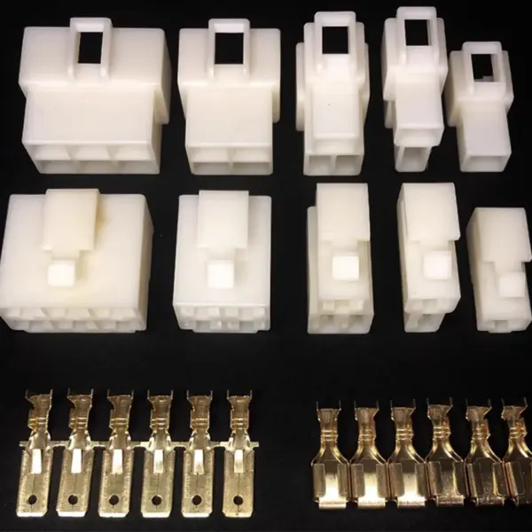 kf-S8369dc2bf14c4ef1bb060ff91dffb862K-5set-6-3mm-connector-1P-2P-3P-4P-6P-8P-6-3-Connector-Kits-Male-Female.webp 6.3mm pitch connector 1P 2P 3P 4P 6P 8P 6.3 Connector Kits Male Female Socket Plug Plug For Motorcycle Motorbike Car