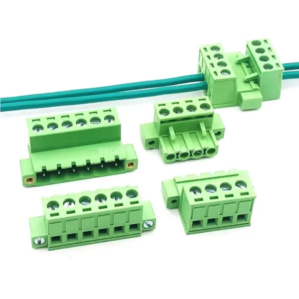 kf-Sc272018cad564ee592ad0c0c832512e9a-5Sets-2EDG-Pitch-5-08mm-Terminal-Block-with-Flange-2P-3P-4P-5P-6P-7P-8P.webp 5.08mm Pitch 2EDGKPM Terminal Block with Flange 2P 3P 4P 5P 6P 7P 8P 9P 10P 12P Pluggable Welding-free Butt-in Connector