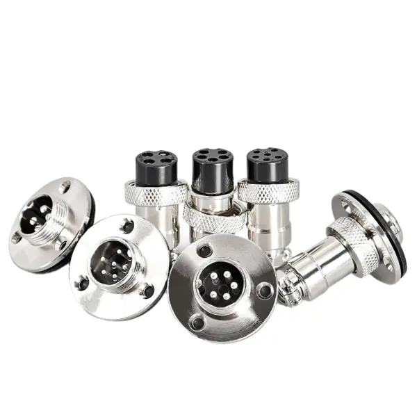 kf-Sc5a204135b624ec5bec7725bf3eb9a322-5-10-Sets-GX12-GX16-GX20-Flange-Butting-Type-2-3-4-5-6-7-8.webp GX12 GX16 GX20 Flange Butting Type 2/3/4/5/6/7/8/9/10/12/14/15 Pin Male&Femal Aviation Plug &Socket Connectors Copper