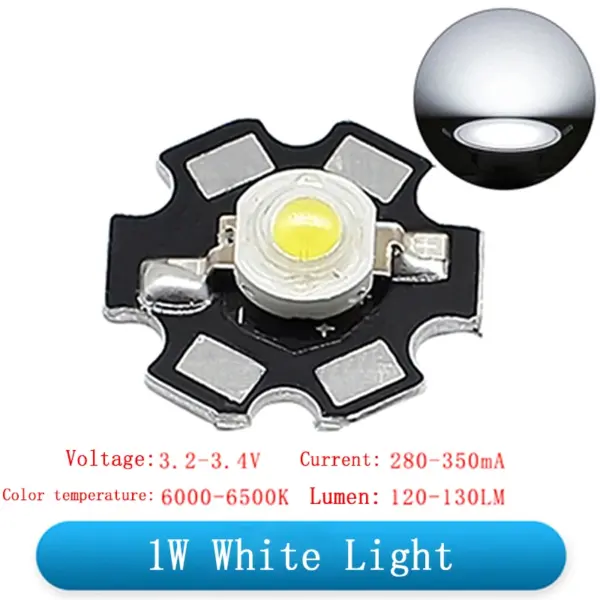 kf-Scf6833d931084e019aac40d3f8beb362H-1W-3W-5W-High-Power-LED-Beads-Full-Spectrum-Pure-White-Warm-With-20mm-Black-Star.webp 1W 3W 5W High Power LED Beads Full Spectrum Pure White/Warm With 20mm Black Star PCB Heat sink Aluminum Substrate DIY lights