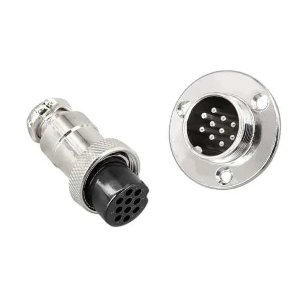 kf-Sd1df3ae722f64044a85c0de777afa6235-5-10-Sets-GX12-GX16-GX20-Flange-Butting-Type-2-3-4-5-6-7-8.webp GX12 GX16 GX20 Flange Butting Type 2/3/4/5/6/7/8/9/10/12/14/15 Pin Male&Femal Aviation Plug &Socket Connectors Copper